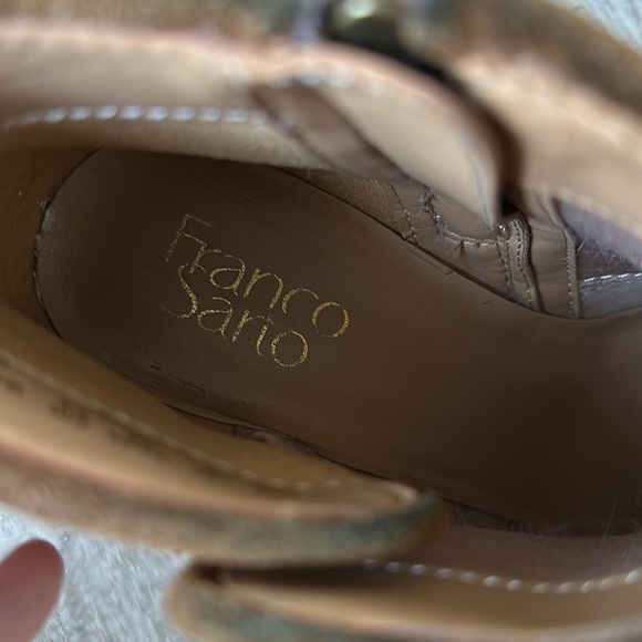 Franco Sarto Cognac Suede Boots 6 - Picture 8 of 11